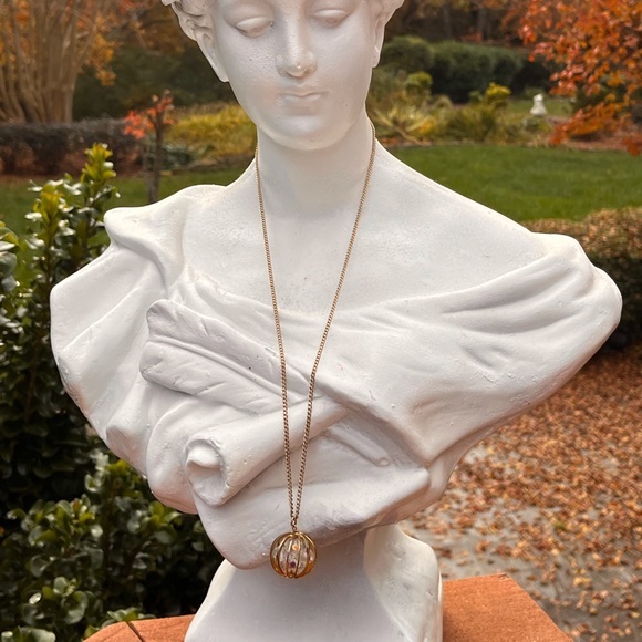 Jewelry - Gold Fill With aurora borealis Charms Necklace